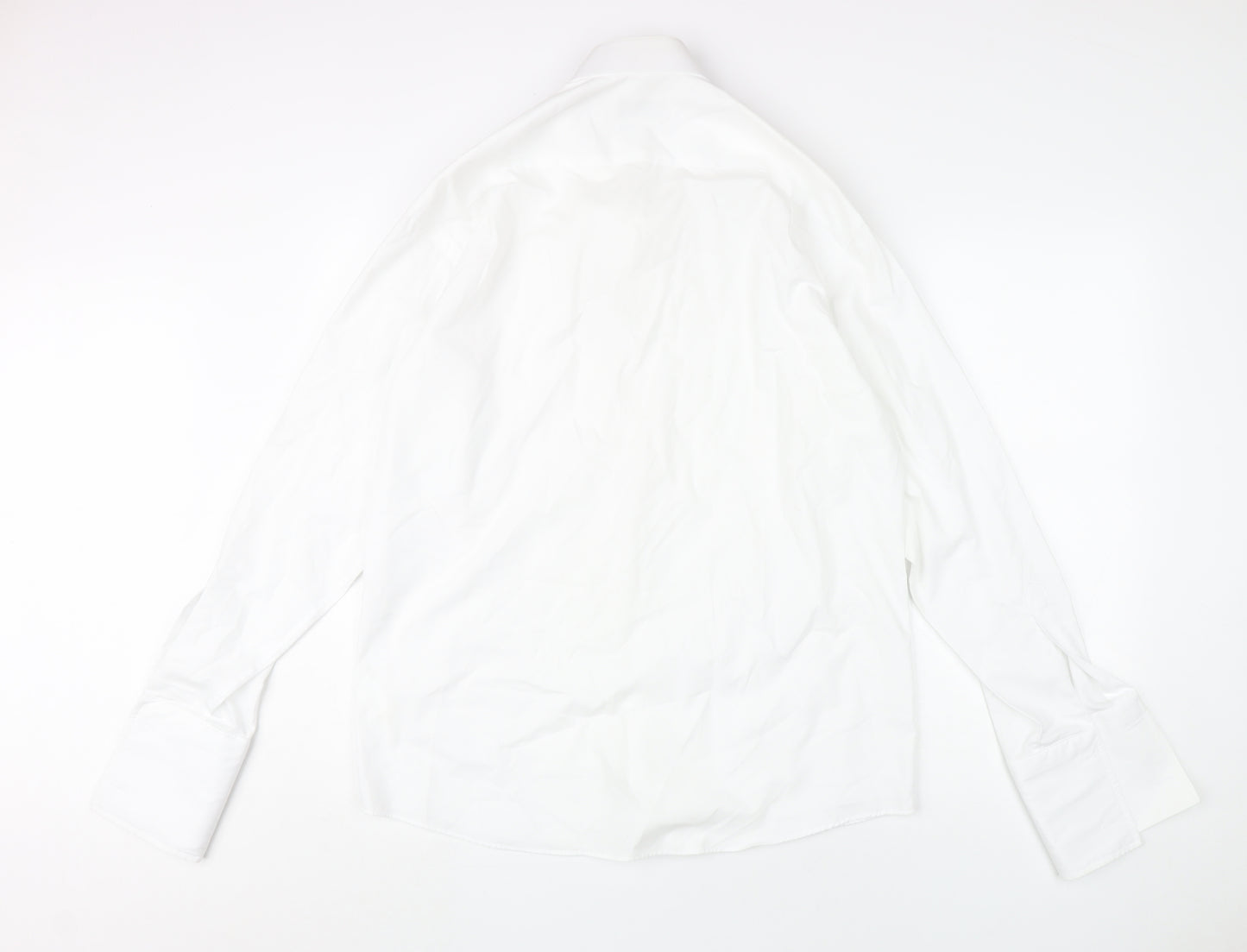 Van Heusen Men's White Formal Long Sleeve Shirt 15.5