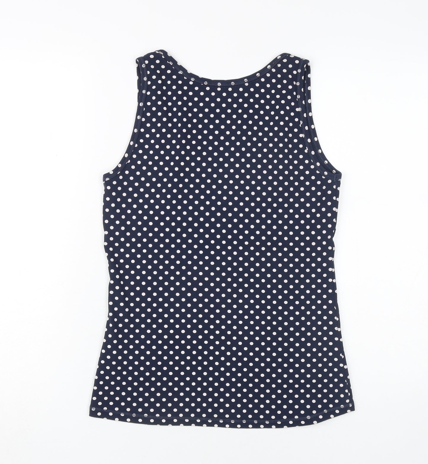 Boden Women Blue Polka Dot Tank UK 12