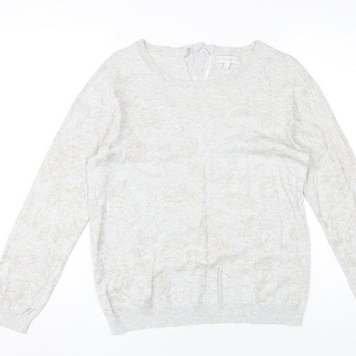 RJR. John Rocha Women's Ivory Cotton Jumper Size 12