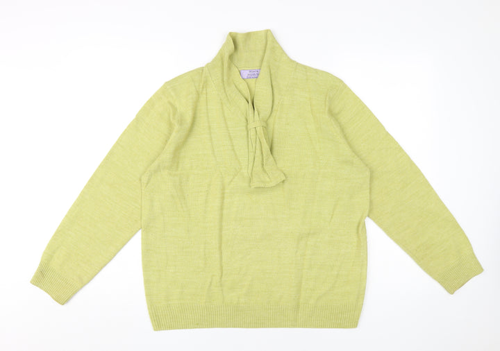 Honor Millburn Women's Green Pullover Jumper Size L