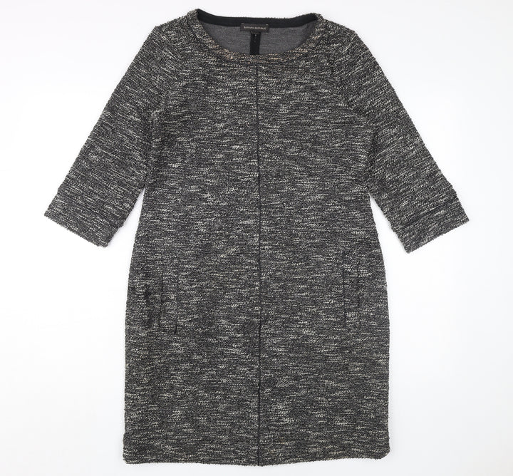 Banana Republic Women's Grey Shift Dress M Petite