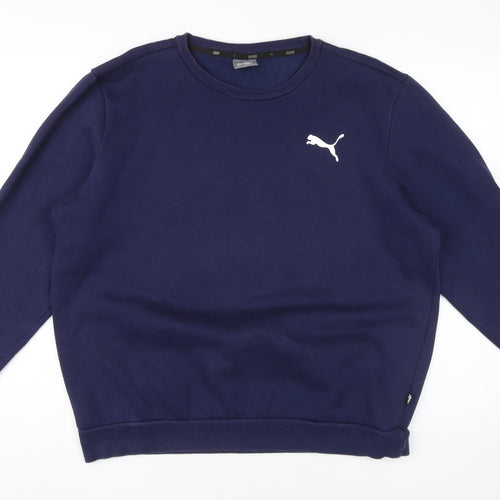 Puma Men's Blue Pullover Sweatshirt L