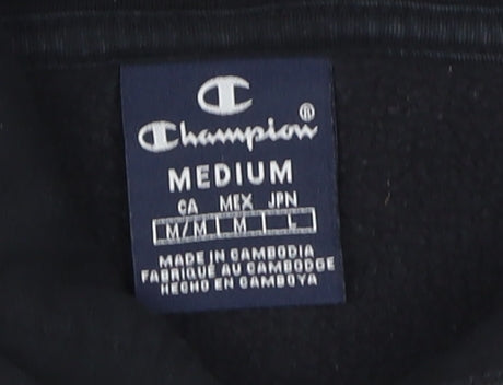 Champion Men's Black Medium Pullover Hoodie