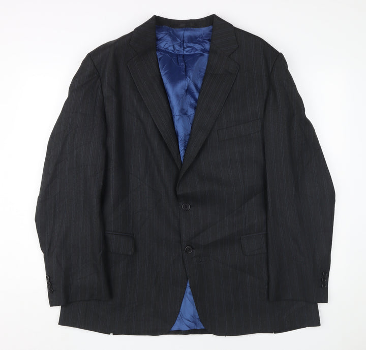 Magee Men's Black Regular Fit Tweed Blazer, Size 44R