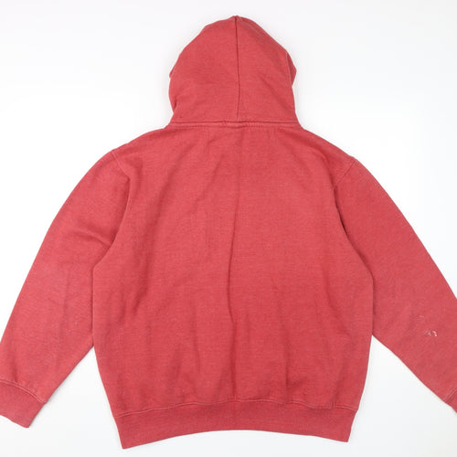 TOG 24 Men's Red Pullover Hoodie, L, Cotton Blend