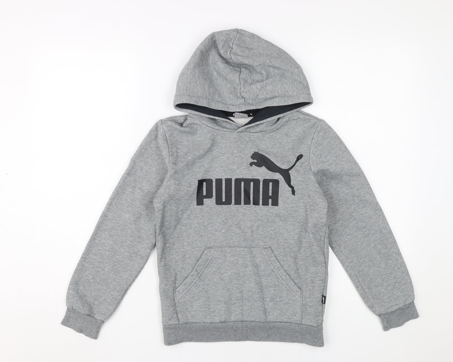Puma Boys Grey Pullover Hoodie 9-10 Years Sports