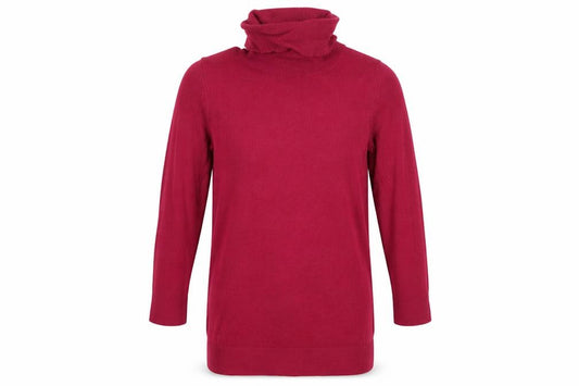 Front view of Banana Republic Red XS unisex kids long sleeve high neck top