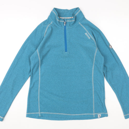 Regatta Women's Blue Henley Hoodie, Size 10