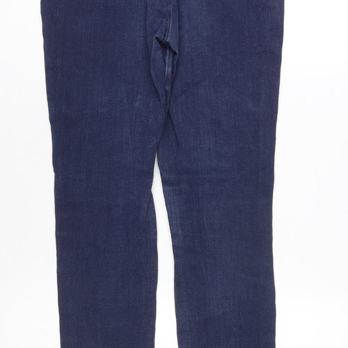 Reiss Women's Blue Skinny Jeans Size 10 Elastic Waist