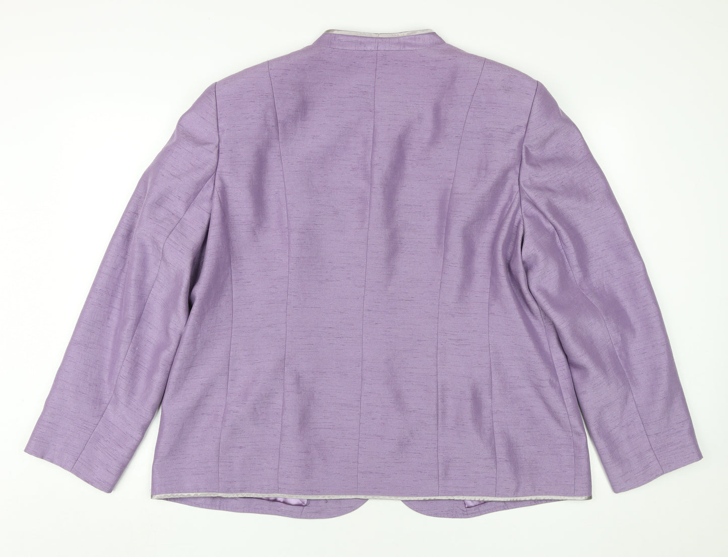 Jacques Vert Women's Purple Blazer, UK Size 20, Formal