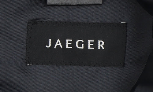 Jaeger Men's Black Striped Blazer 38R Formal