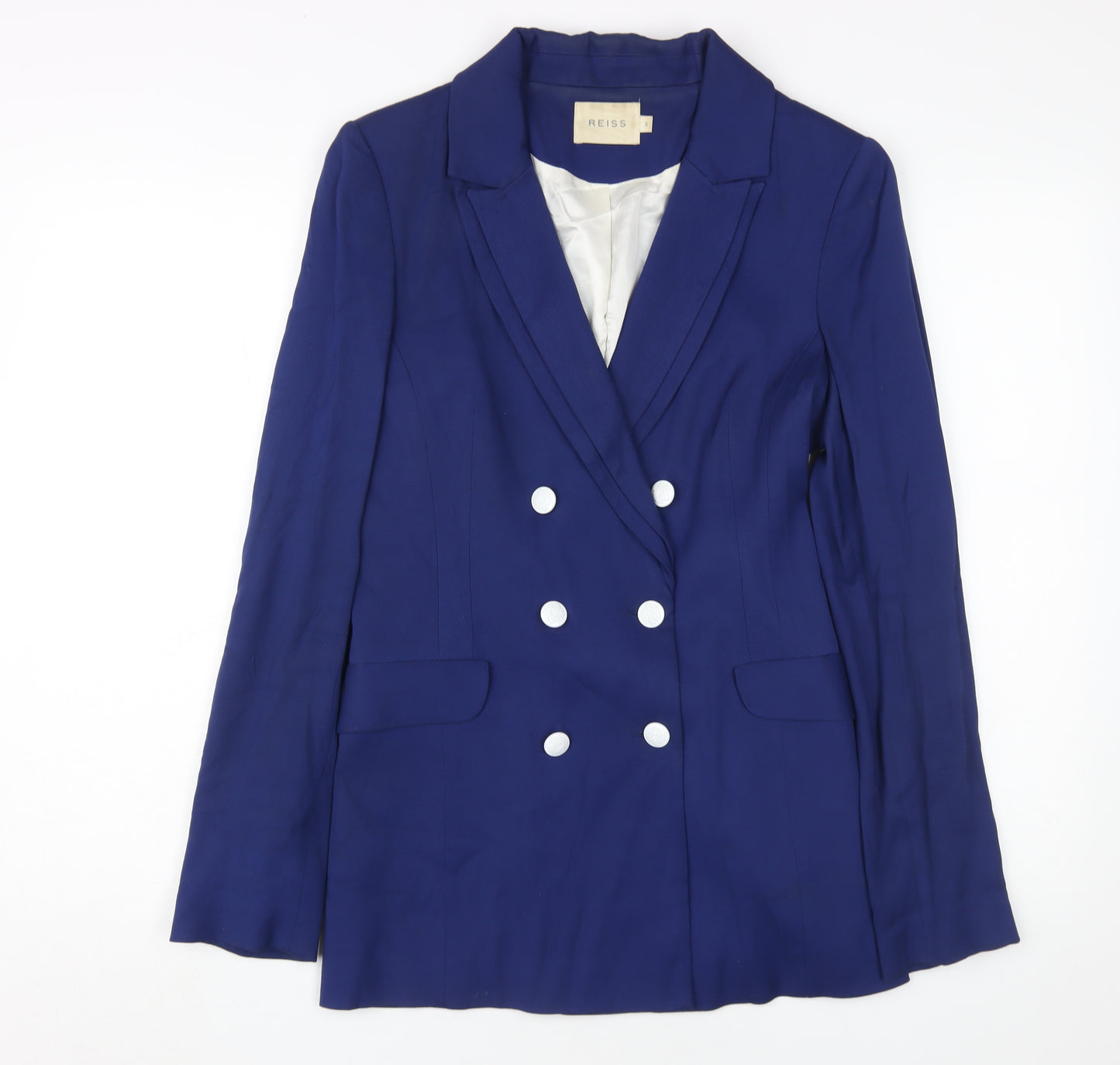 Reiss Women's Blue Blazer, Size S, Classic Style