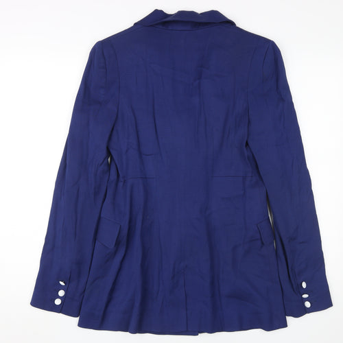 Reiss Women's Blue Blazer, Size S, Classic Style