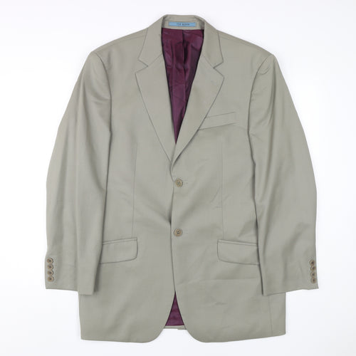 Ted Baker Men's Beige Blazer - Wool, Size 40 Regular