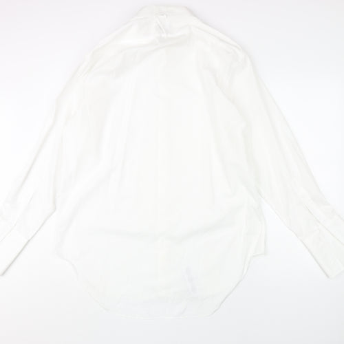 T.M.Lewin Men's White Regular Fit Formal Dress Shirt
