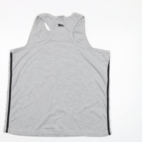 Lonsdale Men’s Grey Sleeveless T-Shirt L
