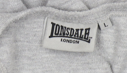 Lonsdale Men’s Grey Sleeveless T-Shirt L