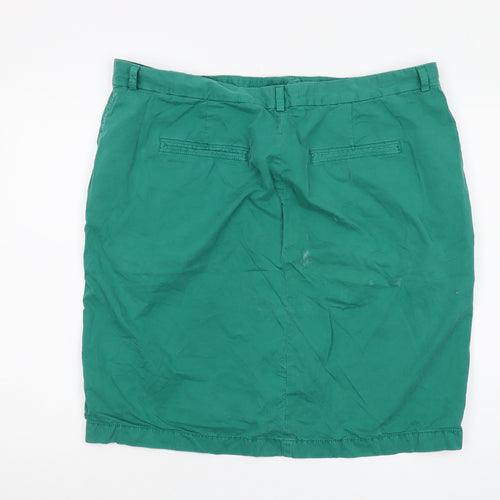 Marks and Spencer Women's Green Pencil Skirt Size 20