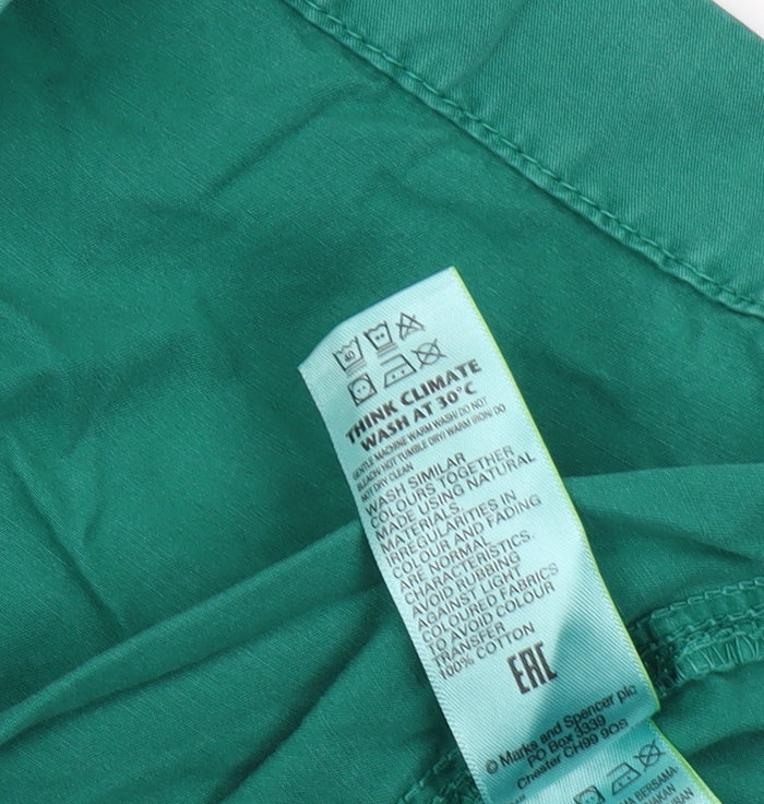 Marks and Spencer Women's Green Pencil Skirt Size 20