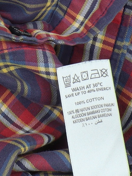 Blue Harbour Men's Multicoloured Plaid Shirt XL