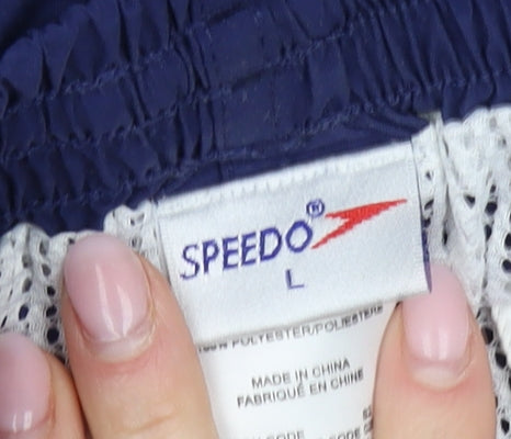 Speedo Men's Blue Swim Shorts Size L Classic Swimwear