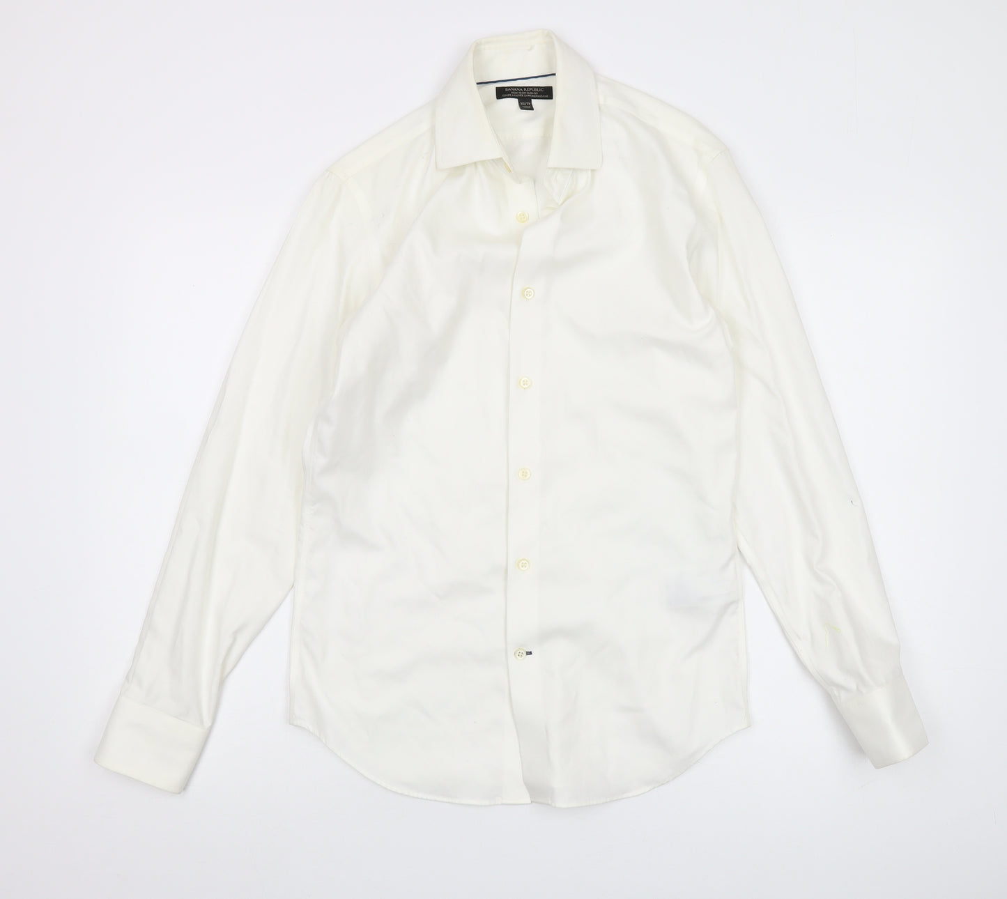 Banana Republic Men's White XS Slim Fit Shirt