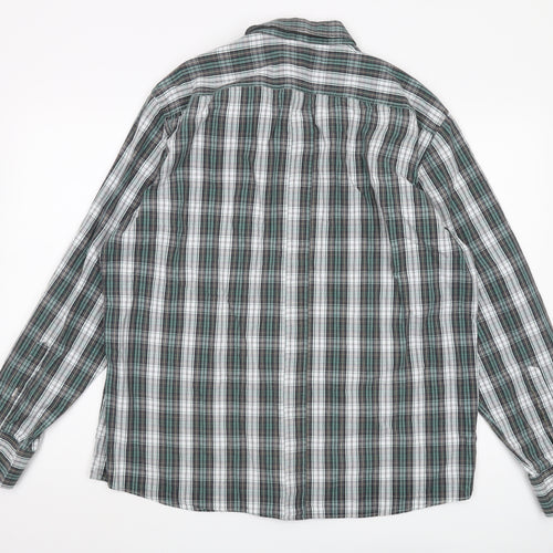 Marks and Spencer Men's Plaid Shirt, Large Multicolour