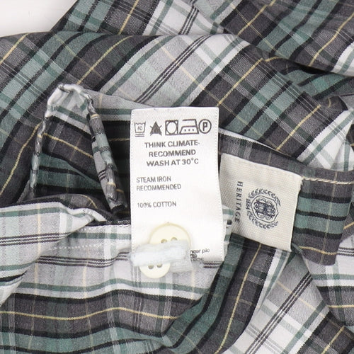 Marks and Spencer Men's Plaid Shirt, Large Multicolour