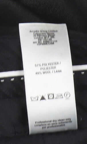 Topman Men's Black Dress Pants, Size S, Formal