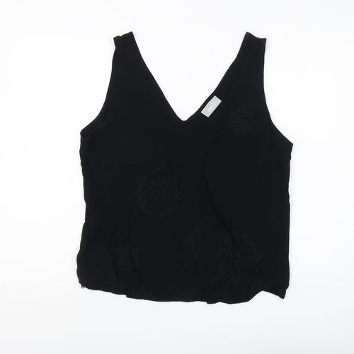 Wallis Women's Black Sleeveless Blouse Size 18