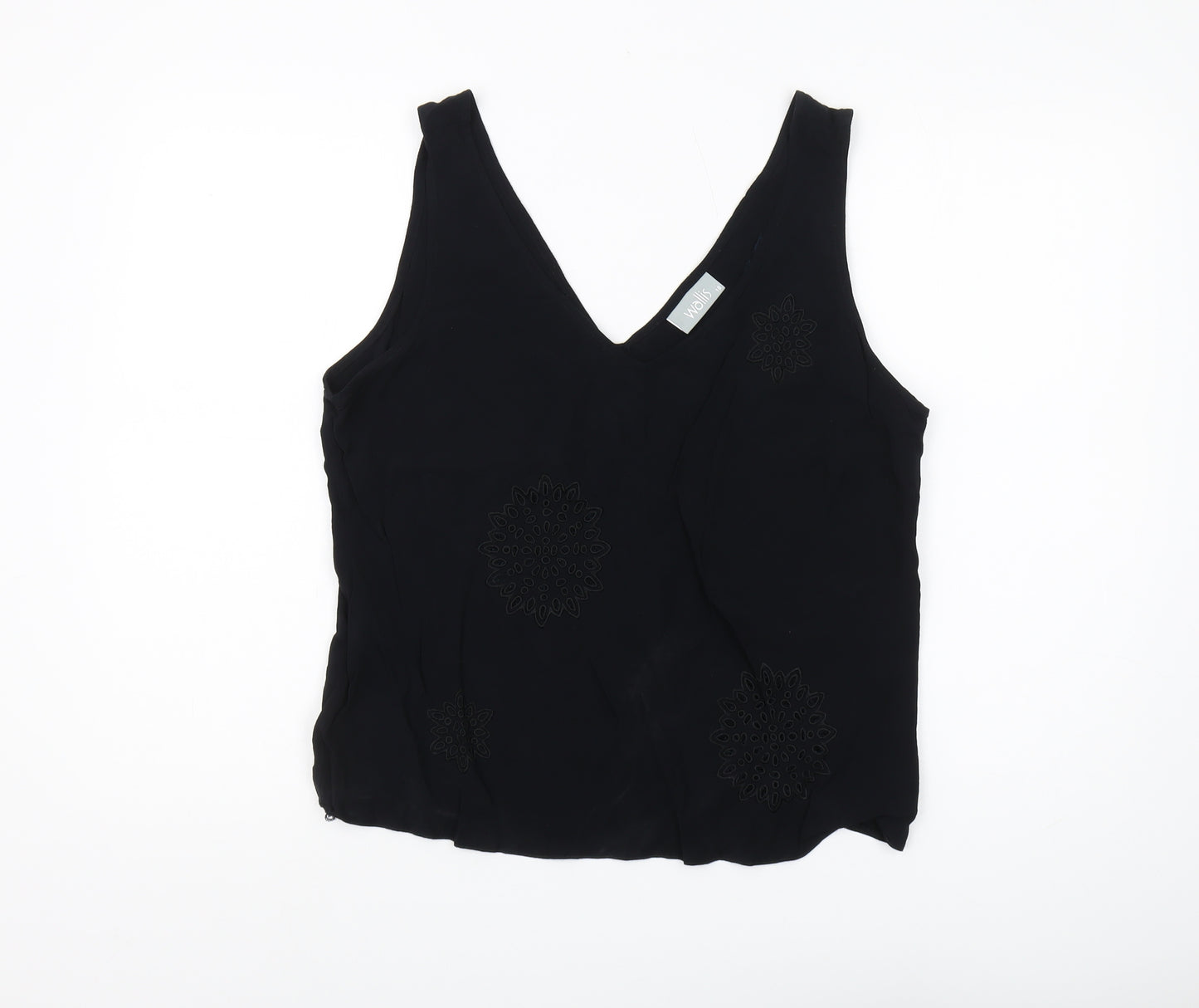 Wallis Women's Black Sleeveless Blouse Size 18
