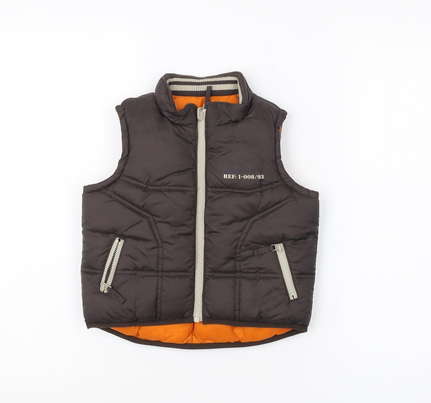 Next Brown Unisex Baby Puffer Vest 9-12 Months