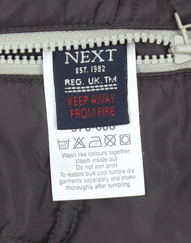 Next Brown Unisex Baby Puffer Vest 9-12 Months