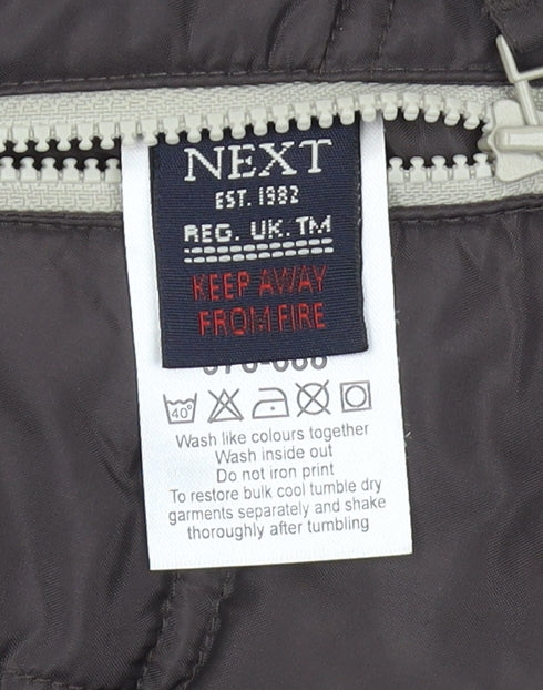 Next Brown Unisex Baby Puffer Vest 9-12 Months