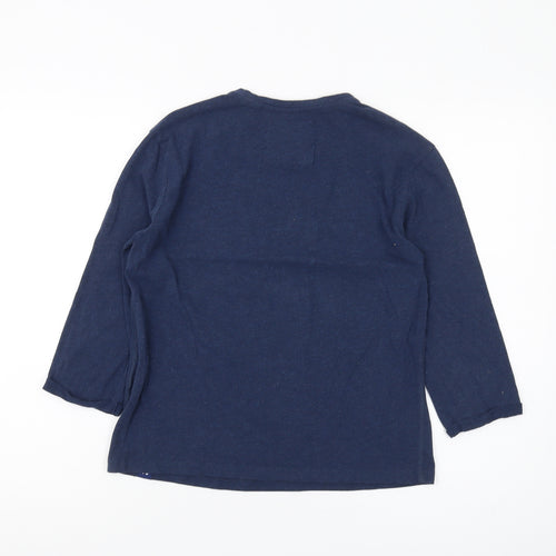 Superdry Women's Blue T-Shirt Size 8 Regular Fit