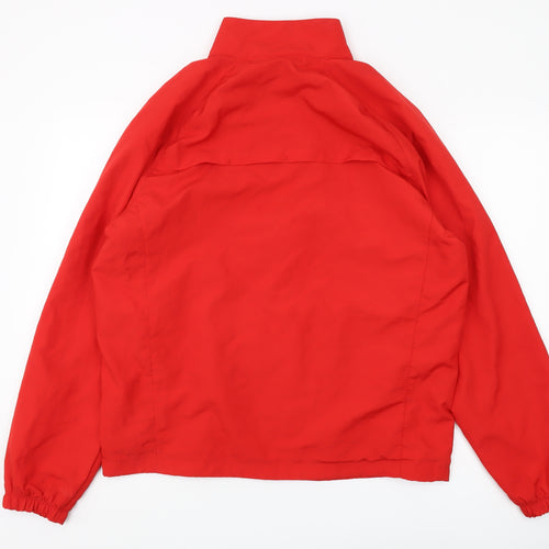 Nike Men's Red Windbreaker Jacket L