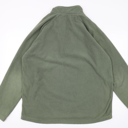 Peter Storm Men's Green Fleece 1/4 Zip Sweatshirt L
