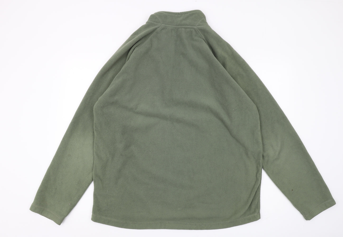 Peter Storm Men's Green Fleece 1/4 Zip Sweatshirt L