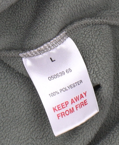 Peter Storm Men's Green Fleece 1/4 Zip Sweatshirt L