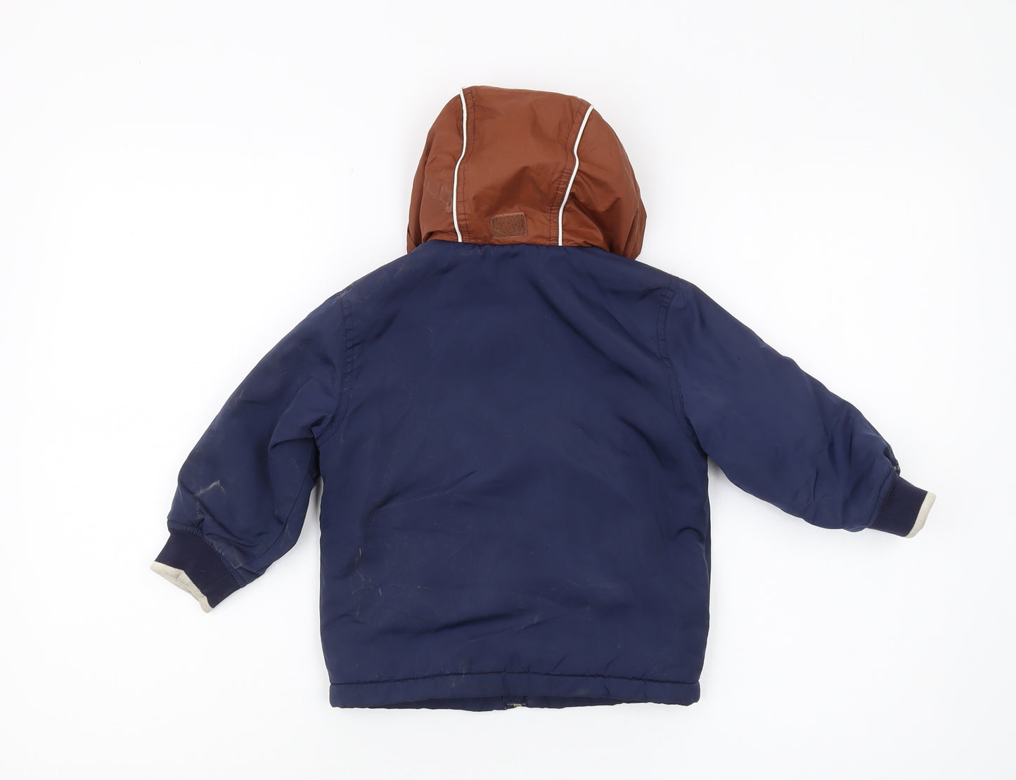 Timberland Boys Blue Puffer Jacket, 2 Years, Hooded, Winter