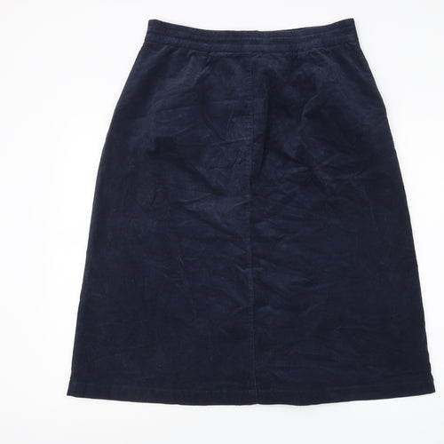 Damart Women's Blue Corduroy Skirt Size 16