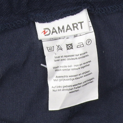 Damart Women's Blue Corduroy Skirt Size 16