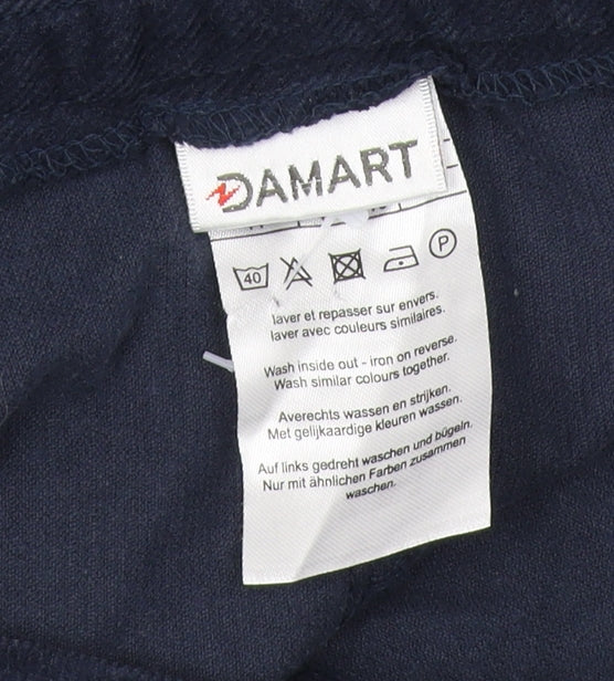 Damart Women's Blue Corduroy Skirt Size 16