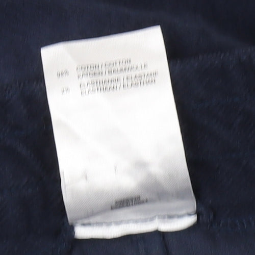 Damart Women's Blue Corduroy Skirt Size 16