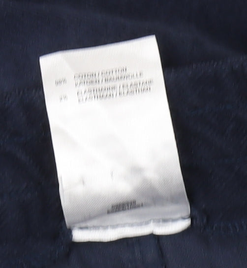 Damart Women's Blue Corduroy Skirt Size 16