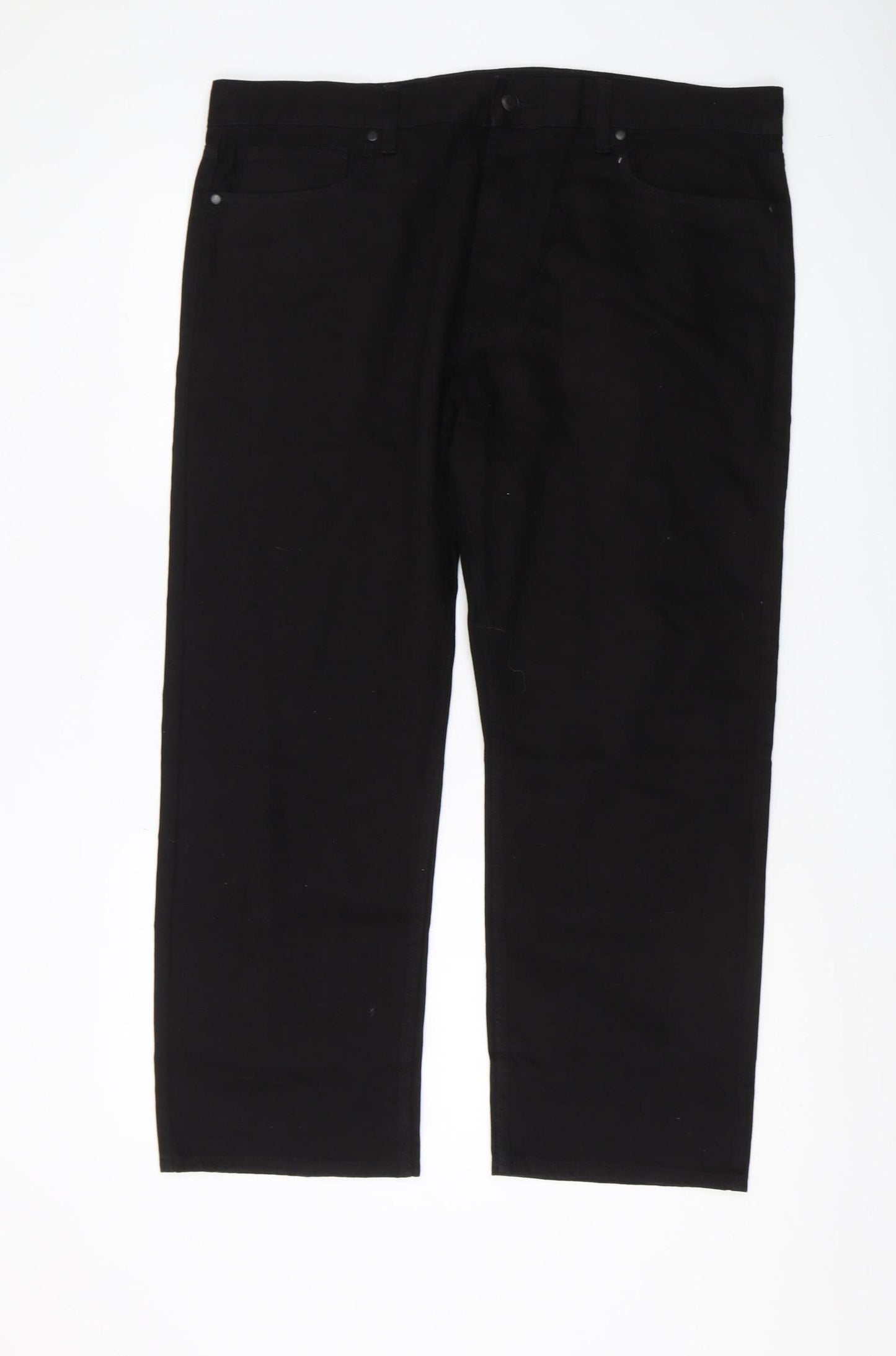 Marks and Spencer Men's Black Straight Jeans 40/27