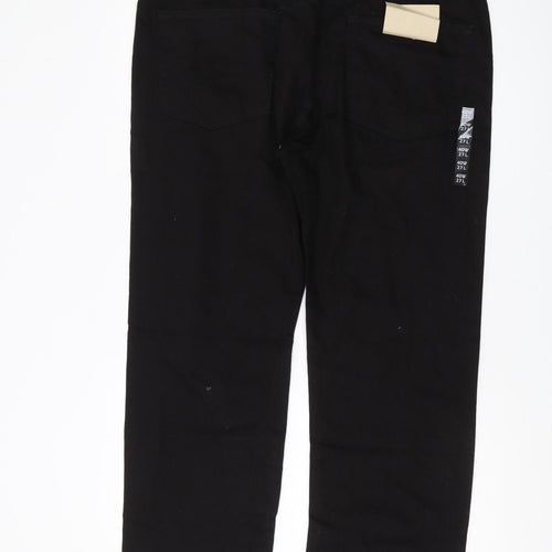 Marks and Spencer Men's Black Straight Jeans 40/27