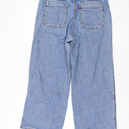 Levi's Women's Blue Wide-Leg Jeans Size 27 Regular