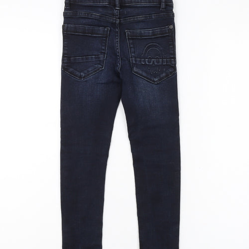 Next Boys Black Skinny Jeans 5 Years Slim Fit Elastic Waist