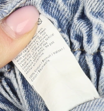 River Island Women's Blue Paperbag Jeans 14